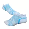 Chaussettes Defeet D-Evo Tabby Lace Blanc Rose