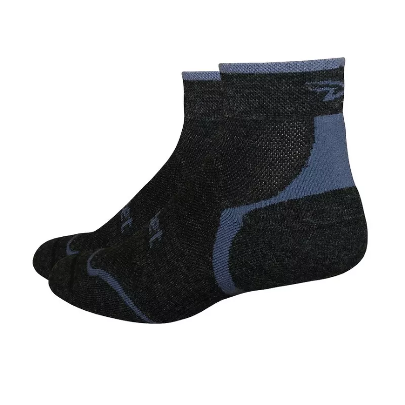 Chaussettes Defeet D-Evo Blanc, 1 pouce