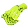 Gants Defeet etouch jaune fluo avec logo rétro
