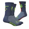 Chaussettes DeFeet Handlebar Mustache "TFU" gris
