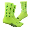 Chaussettes DeFeet Handlebar Mustache Bling Bling jaune