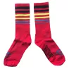 Chaussettes DeFeet Handlebar Mustache Between the lines rouge