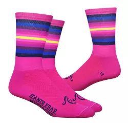 DeFeet Handlebar Mustache Aireator 6" "The Wall" pink