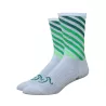 Chaussettes DeFeet Handlebar Mustache Decade Pro vert