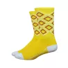 Chaussettes DeFeet Ten Speed Hero diamants jaunes