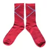 Handlebar Mustache socks crossroads red