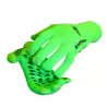 Defeet Duraglove Etouch green hi-vis