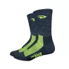 Chaussettes laine Defeet Blaze noir et jaune