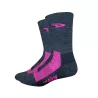 Chaussettes laine Defeet Blaze noir et jaune
