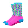 Chaussettes hautes DeFeet Aireator Framework rose