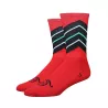 Chaussettes DeFeet Handlebar Mustache killer veez rouge