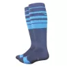 Defeet Thermeator knee high with blue stripes