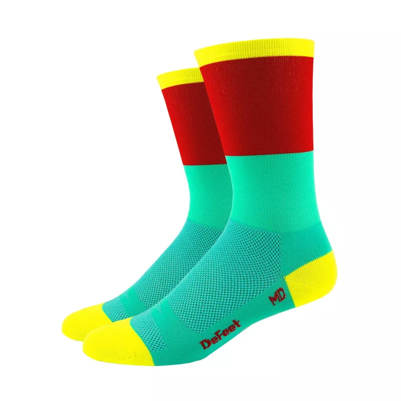 DeFeet Aireator Barnstormer Blockhead celeste and green