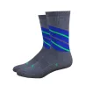 Chaussettes Defeet Thermeator Twister gris et bleu