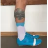 Chaussettes DeFeet Ridge Supply Double Gap blanc