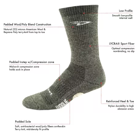 Chaussettes Defeet woolie boolie 6 pouces bleu Aztec