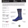 Chaussette Defeet Wooleator Ziggy gris 6 pouces