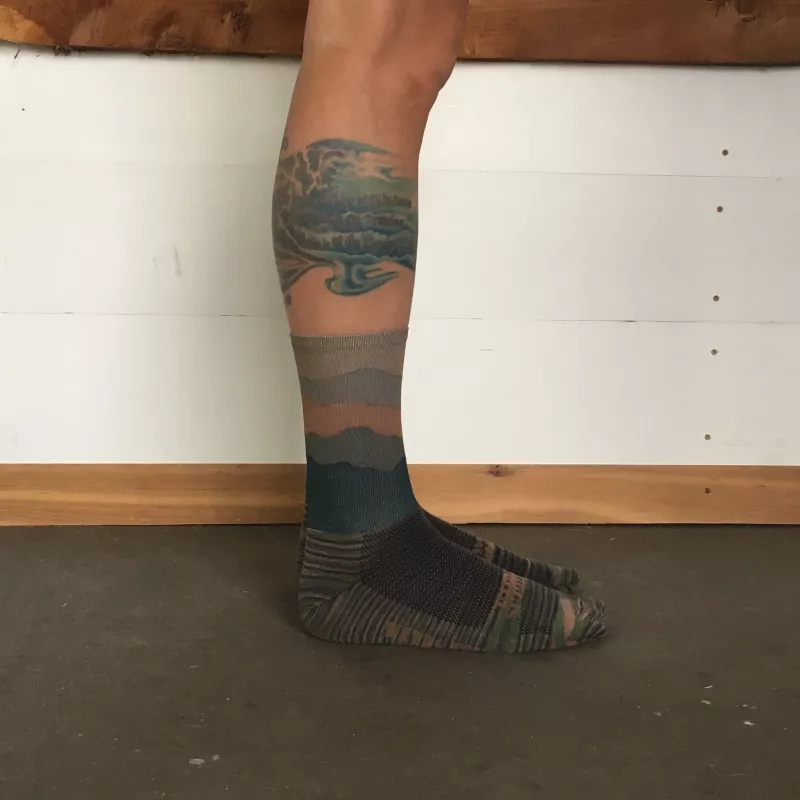 Chaussettes DeFeet Ridge Supply Skyline Jungle Camo