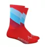DeFeet Handlebar Mustache BJC Stripes socks