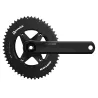 Pédalier complet Rotor Vegast aéro axe + manivelles + étoile + plateaux aéro ronds NOQ ou ovalisés Qrings
