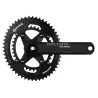 Pédalier Rotor Aldhu complet avec étoile et plateaux, axe24 ou 30mm