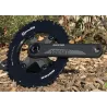Pédalier complet Rotor Vegast aéro axe + manivelles + étoile + plateaux aéro ronds NOQ ou ovalisés Qrings