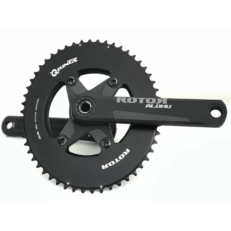 Pédalier Rotor Aldhu semi aéro complet 53/39 qrings