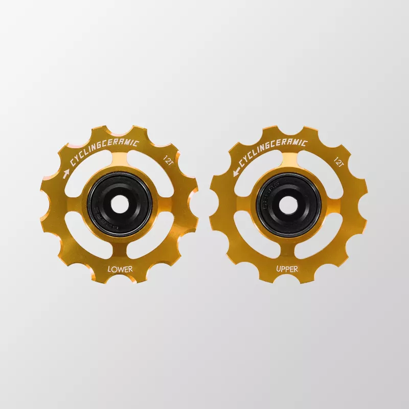 Galets de dérailleur céramique Cyclingceramic Sram AXS or