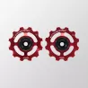 Galets de dérailleur céramique Cyclingceramic Sram AXS rouge