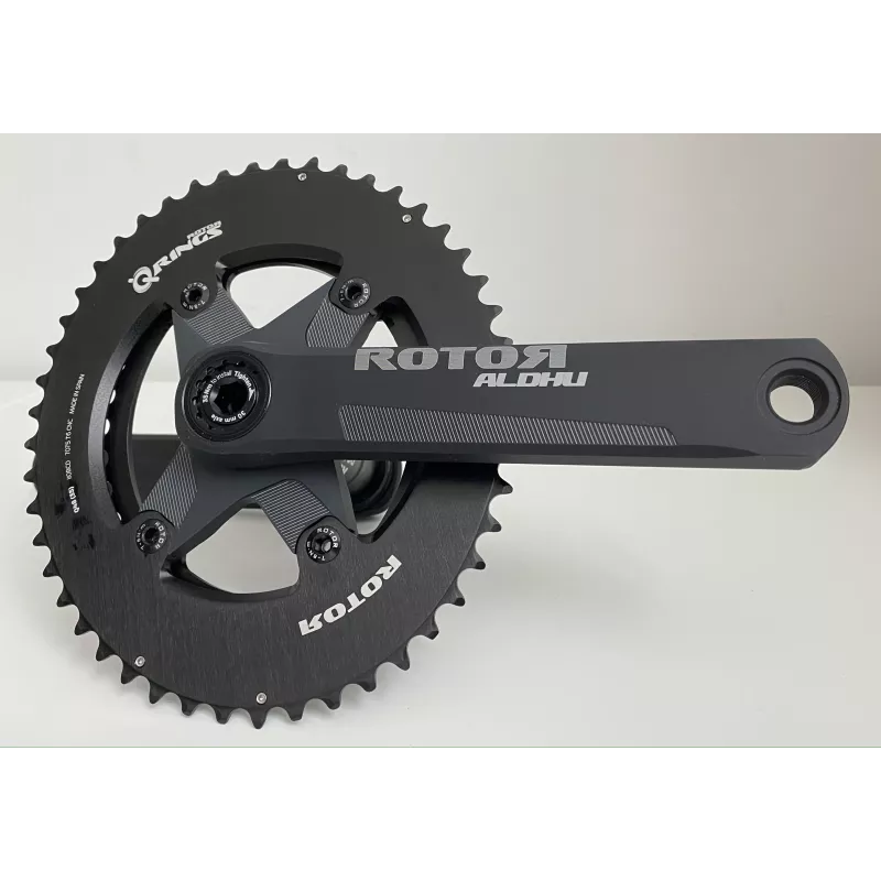 Pédalier Rotor Aldhu semi aéro complet 48/35 qrings Sram AXS
