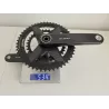 Le pédalier Rotor Aldhu Carbon version spidering pèse 534g en 172,5mm et plateaux ronds 50/34