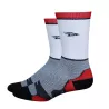 Chaussettes Defeet Levitator lite stripe rouge