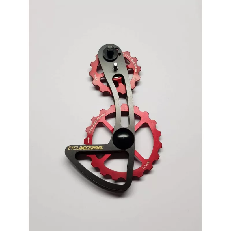 Chape de dérailleur CylclingCeramic GRX couleur rouge