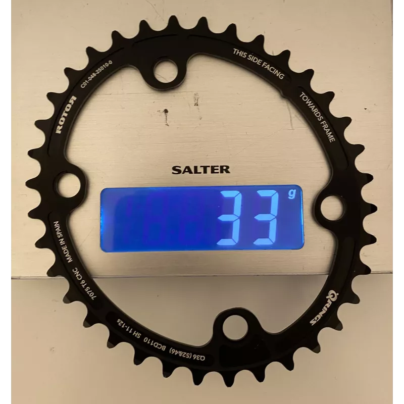 36 qrings 12 vitesses 33g