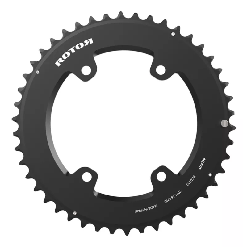 Rotor NOQ GRX 110/80mm vue des 2 plateaux (photo Rotor)