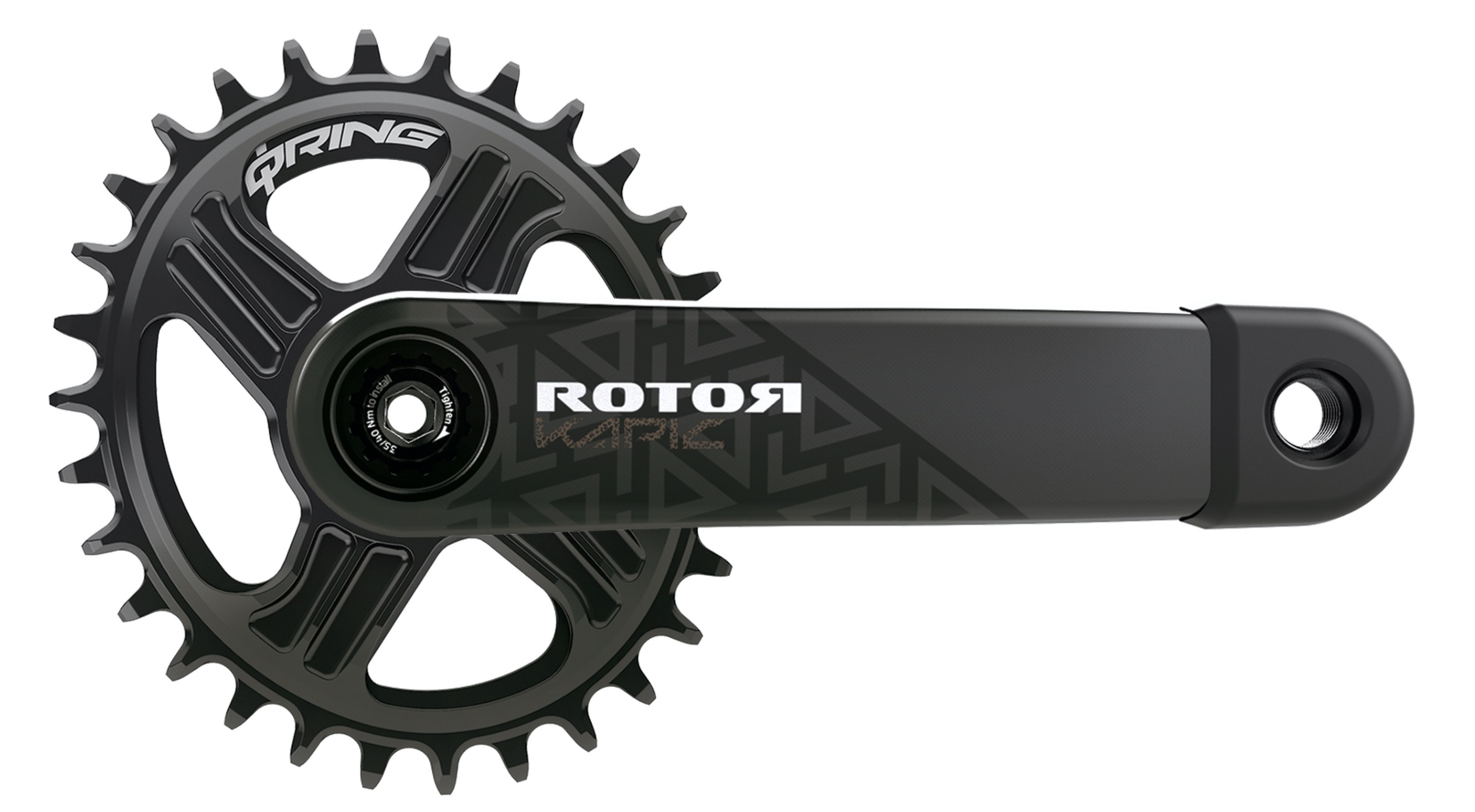 Pédalier SRAM XX Carbone VTT - Rotor Ovale 40/27T - 175 Mm - Axe GXP - Occasion (usure)