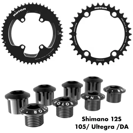 Kit plateaux Rotor ronds NOQ pour Shimano 12V