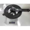 Le pédalier Rotor 2INpower SL semi aéro avec plateaux 12v affiche un poids compétitif de 776g en 54/42 ronds