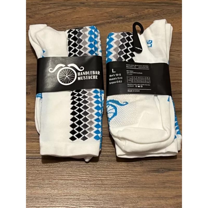 Chaussettes DeFeet Handlebar Mustache Ryd Fast