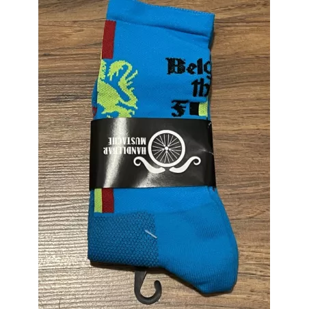 Handlebar Mustache Belgian TFU blue