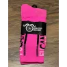 Chaussettes DeFeet Handlebar Mustache Fucancer rose