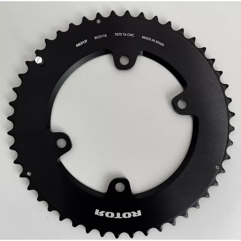 Grand Plateau Rotor NOQ pour GRX 110mm BCD (photo velo-perso) 48 dents