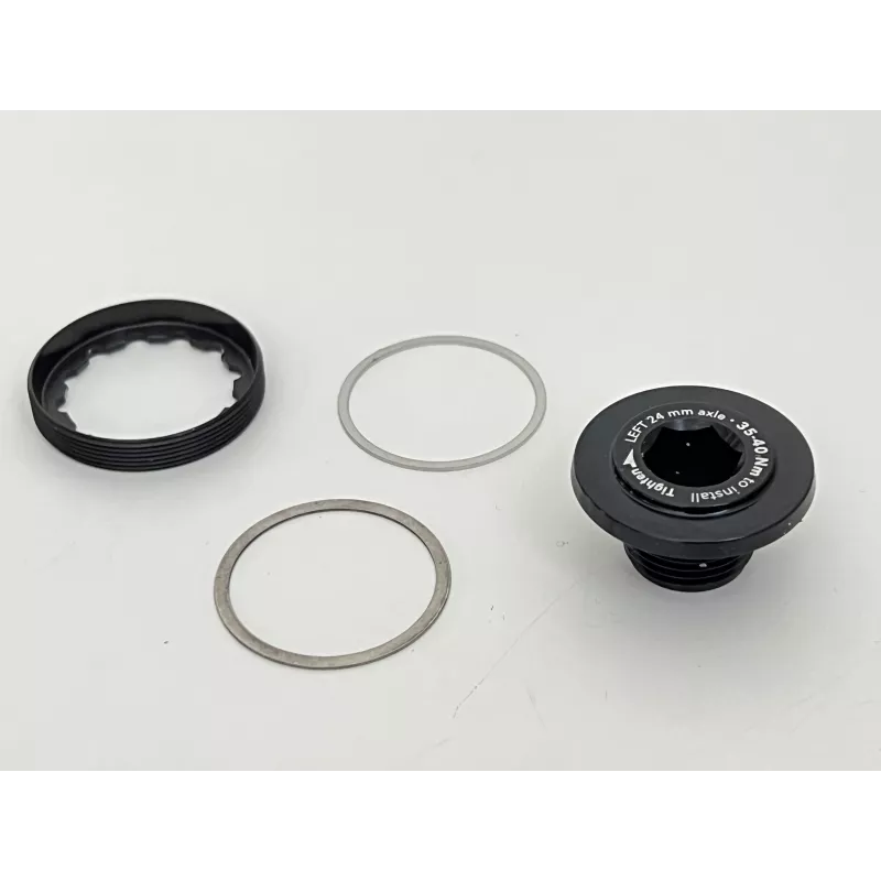 Rotor crank arm centerbolt for Aldhu/Vegast 24mm NDS what's in the bag (photo velo-perso.com)