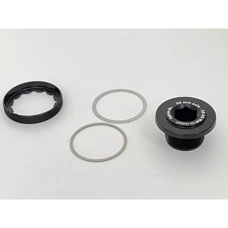 Details of the Rotor bolt set for aldhu/vegast 30mm crank arms (photo velo-perso.com)