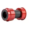 Boitier céramique Cyclingceramic BBRIGHT pour axes de 24mm rouge côté pédalier