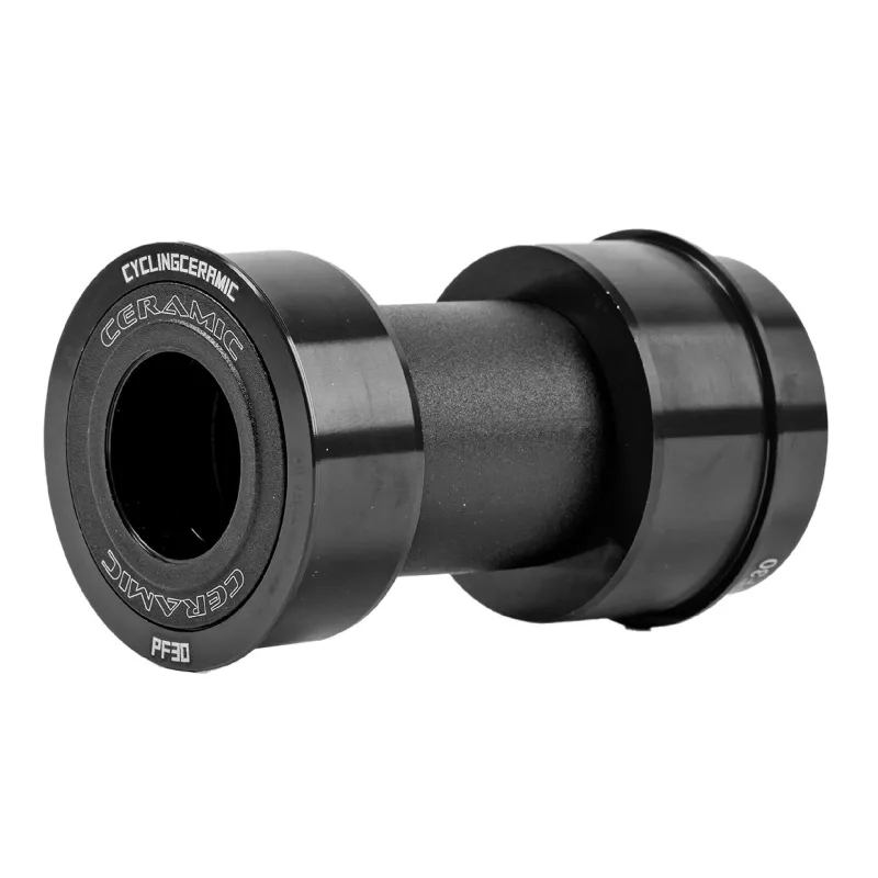 Boitier céramique Cyclingceramic BBRIGHT pour axes de 24mm noir côté opposé au pédalier