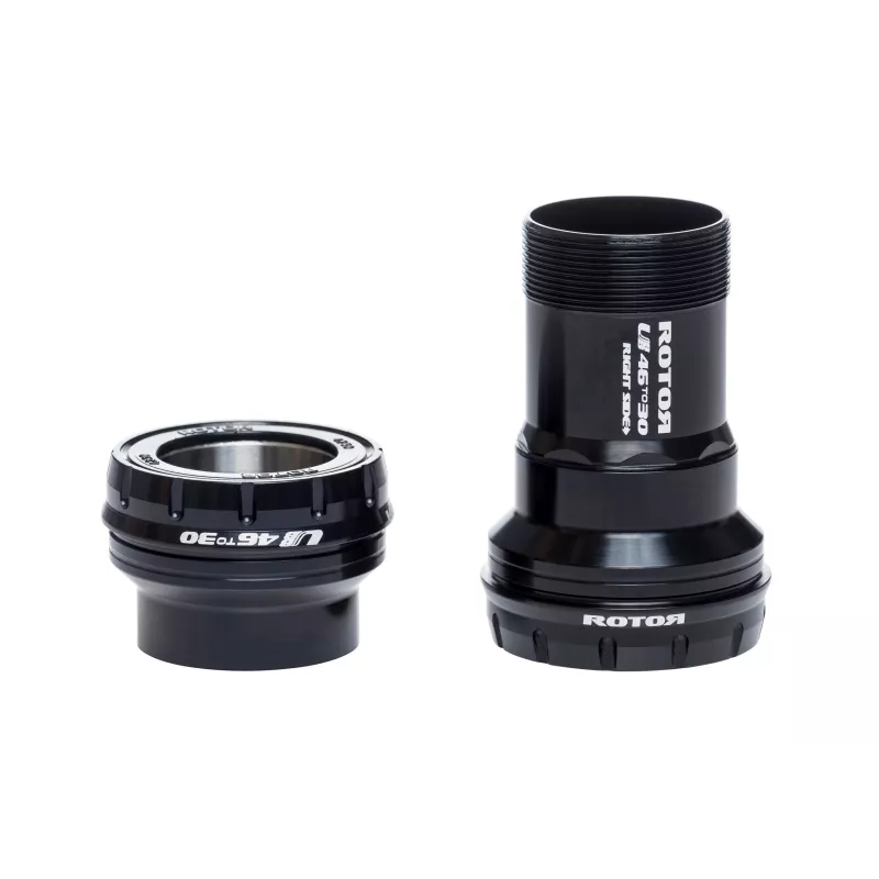 Boitier Rotor UBB noir PF30 acier en position verticale