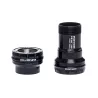 Boitier Rotor UBB noir PF30 acier en position verticale