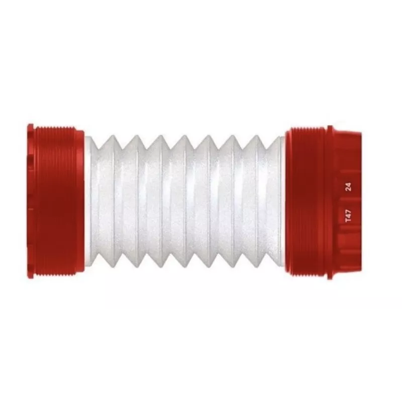 T4724A rouge boîtier céramique Rotor pour cadres T47 77mm asymétriques et pédaliers Shimano ou Rotor 24mm