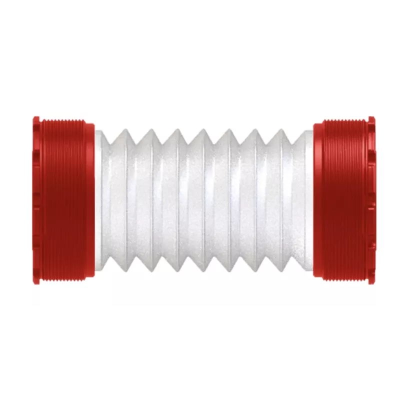 Rotor T4724 BB for 86,5mm T47 frames, ceramic bearings and compatible with Shimano cranks or 24mm cranks. red anodized